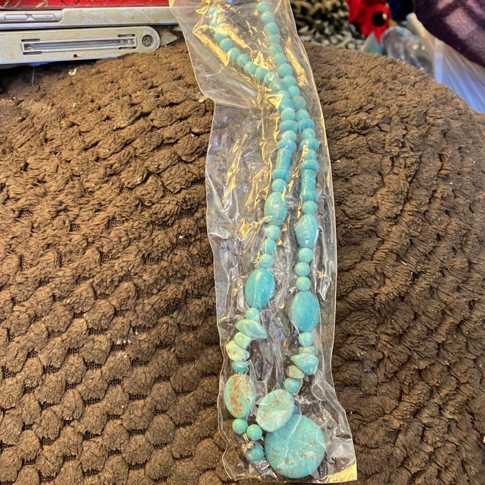 FINAL MARKDOWN Turquoise like necklace